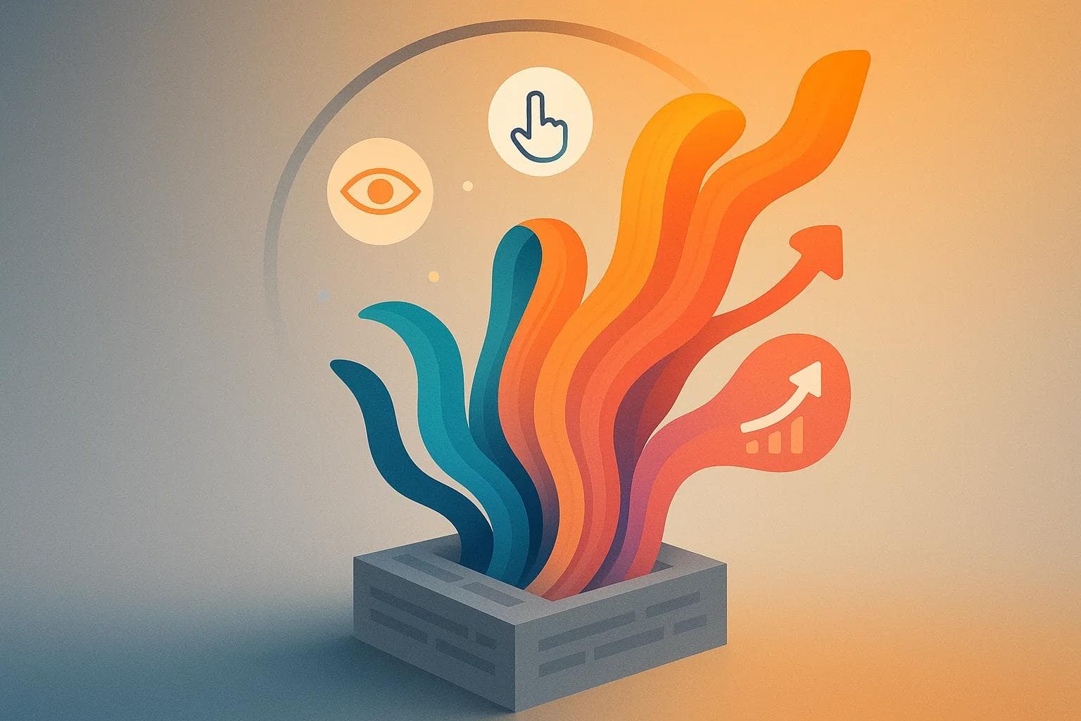Illustration of a writer and an AI tool collaborating ethically to improve writing clarity while preserving integrity and accuracy.
