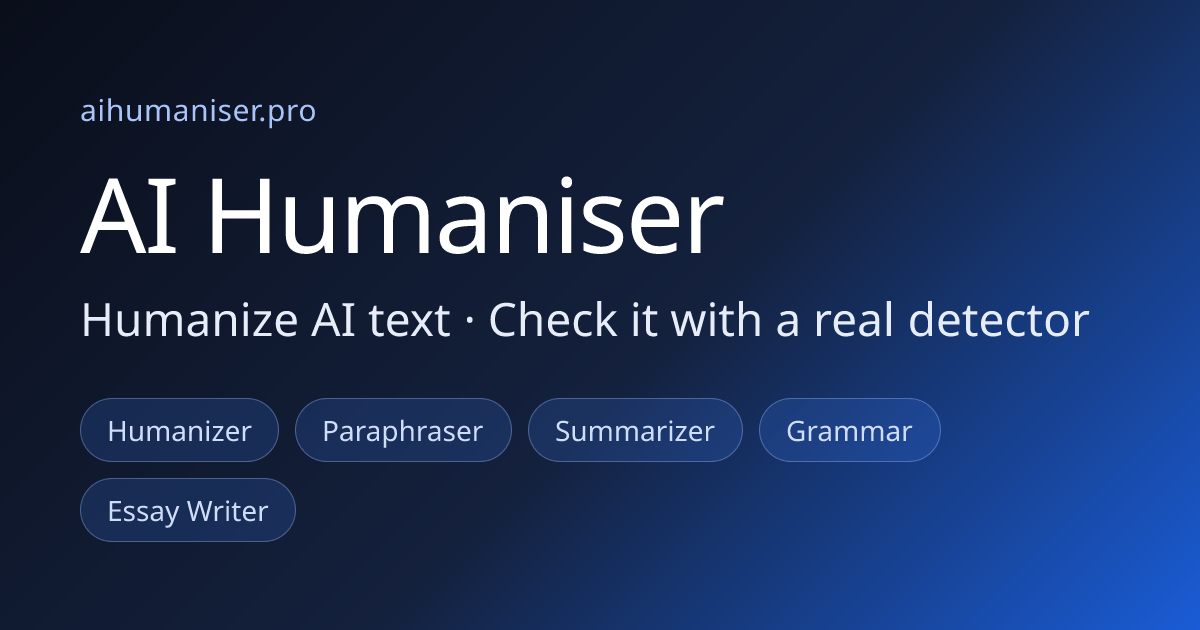 AI Humaniser screenshot 1